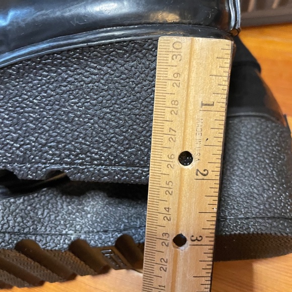 Sperry Top Sider Sadie Low Waterproof Black Rubber Boot Size 9M - Picture 7 of 10